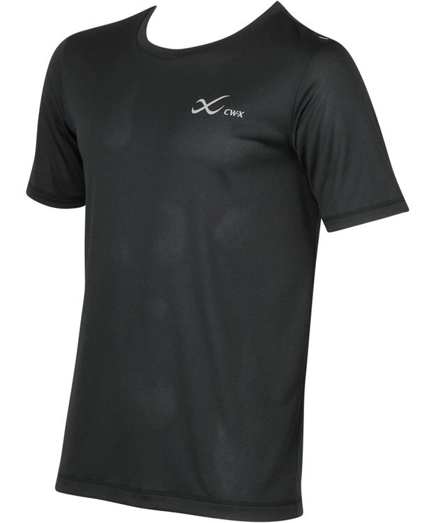 CW-X 【MEN】 CW-X アウター トップス 半袖 吸汗速乾 UVカット率90％以上 DLO135 /ワコール ブラック