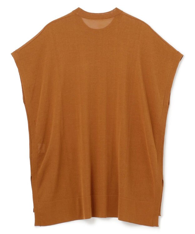 UNFILO フロスティコットン オーバーニット キャメル