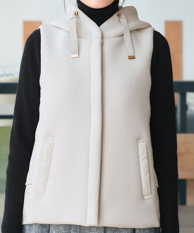 Tiaclasse ダンボールバックフレアベスト エクリュ