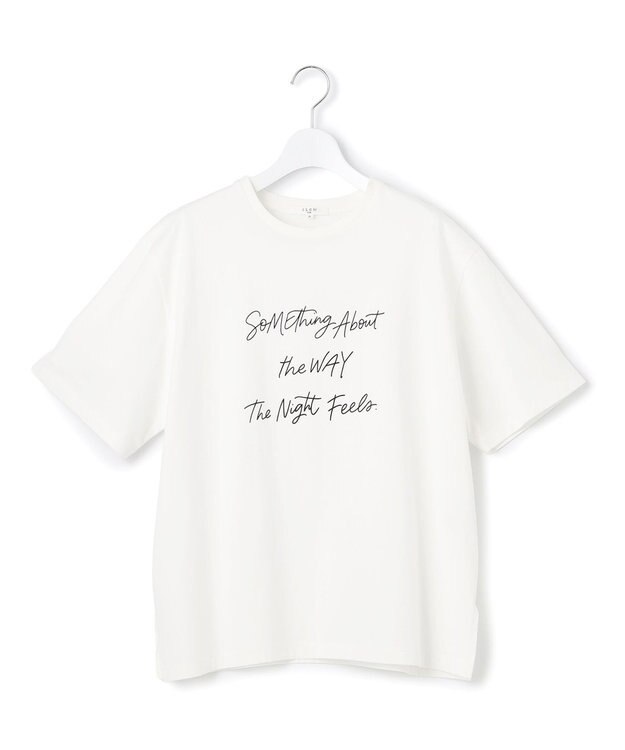 23区 L 【SLOW/一部店舗限定】ヴィンテージライク ロゴ Tシャツ ホワイト系