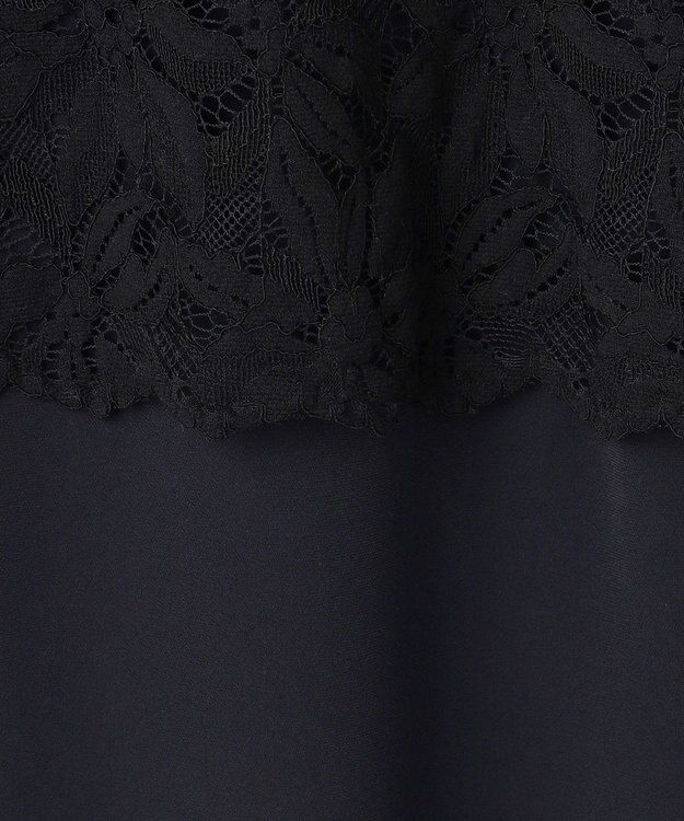 自由区 S 【カタログ掲載】トリアセダブルクロスレース ワンピース ネイビー