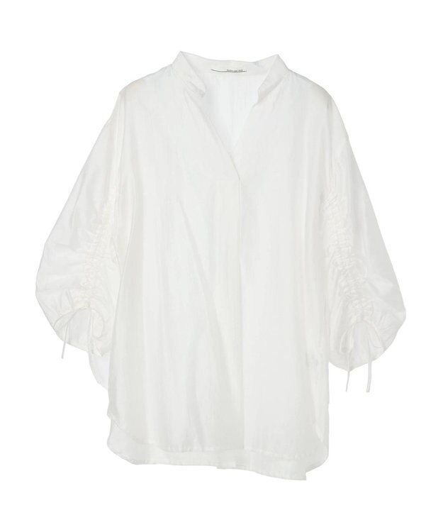 Green Parks ・ＥＬＥＮＣＡＲＥ　ＤＵＥ　ドロストスリーブチュニック Off White