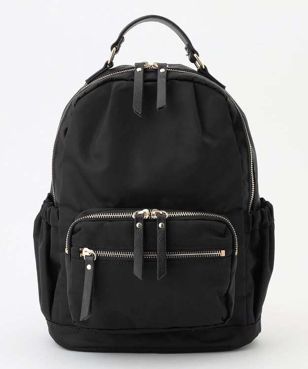 LA BAGAGERIE 【MONICA】13ポケットナイロンリュック　SMALL ブラック