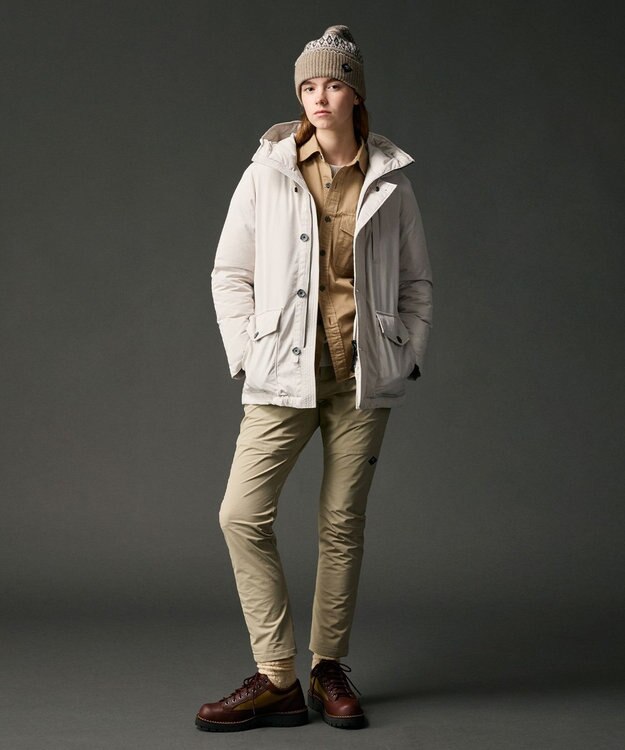 JOSEPH ABBOUD MOUNTAIN ラム×モールジャカード ニットキャップ アイボリー系7