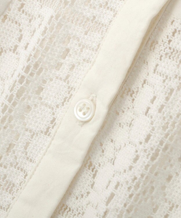 AMERICAN HOLIC レースパッチワークシャツ Off White