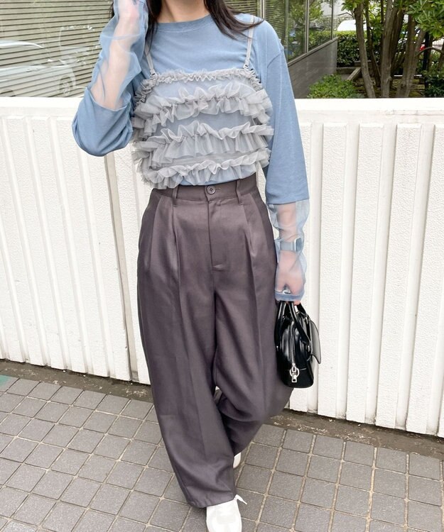 WEGO チュールビスチェ グレー