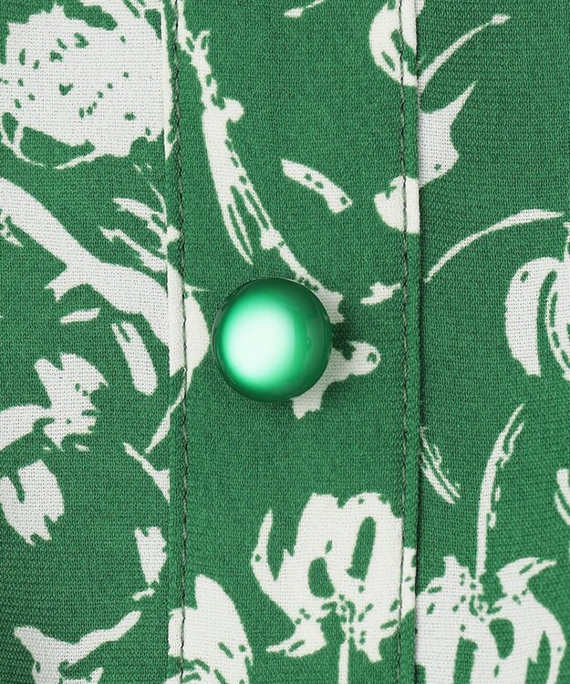 Feroux 【美人百花7月号掲載】フラワープリント ワンピース グリーン系9