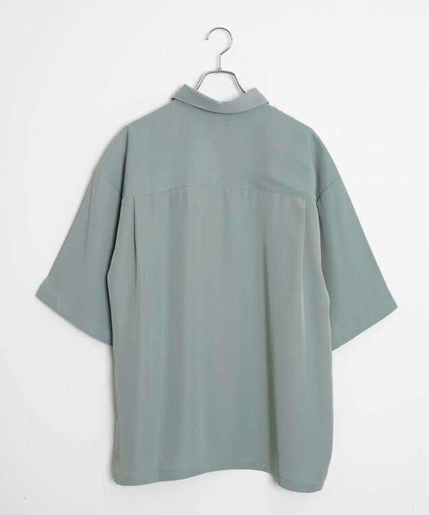 WEGO トロミBIGシャツ（S） グリーン