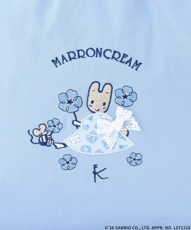 組曲 KIDS 【マロンクリーム×組曲 KIDS】トートバッグ サックスブルー