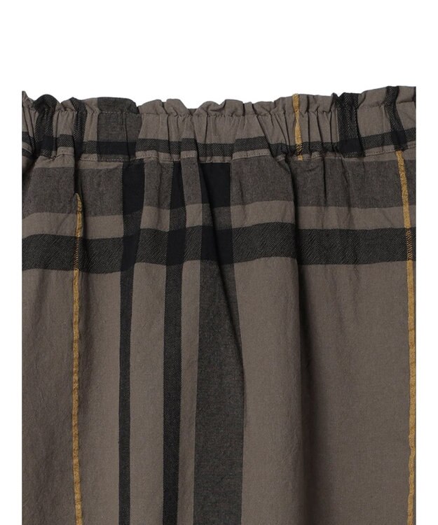 CRAFT STANDARD BOUTIQUE 先染めチェック（大）スカート Khaki