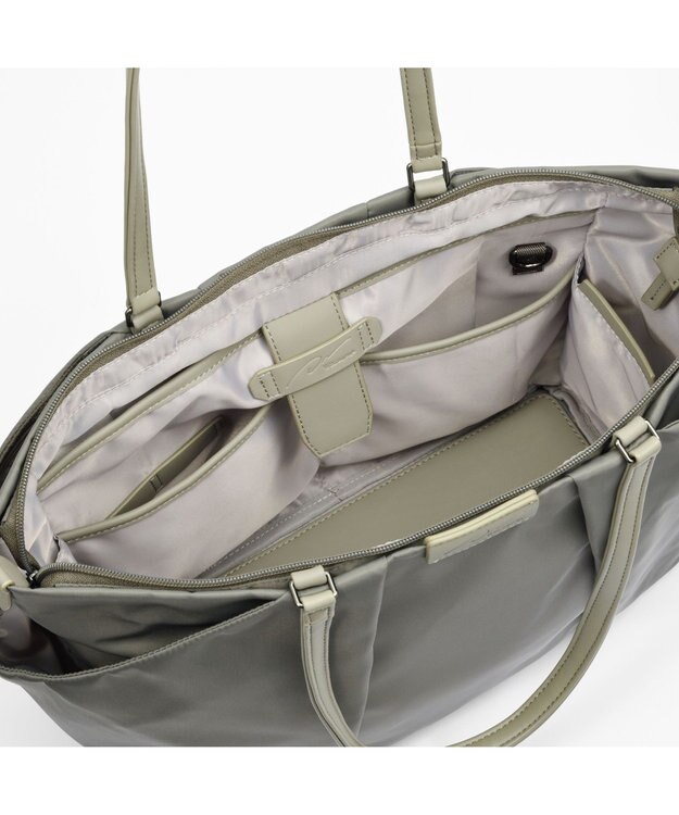 ACE BAGS & LUGGAGE W&.Day/Night スック トートバッグ A4 11.0インチタブレット 15186 ダブルアンドデイナイト グレー