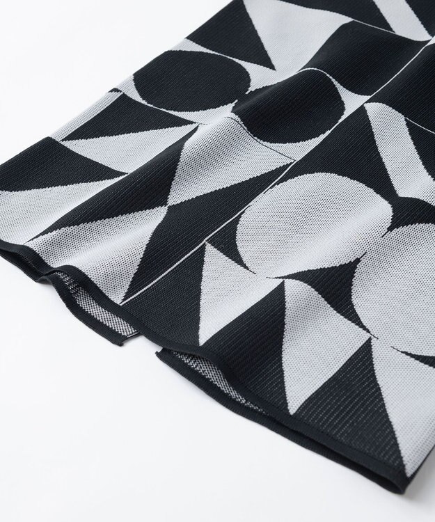 TRICOTE ○△□ PATTERN SKIRT / ○△□ パターン スカート 99BLACK