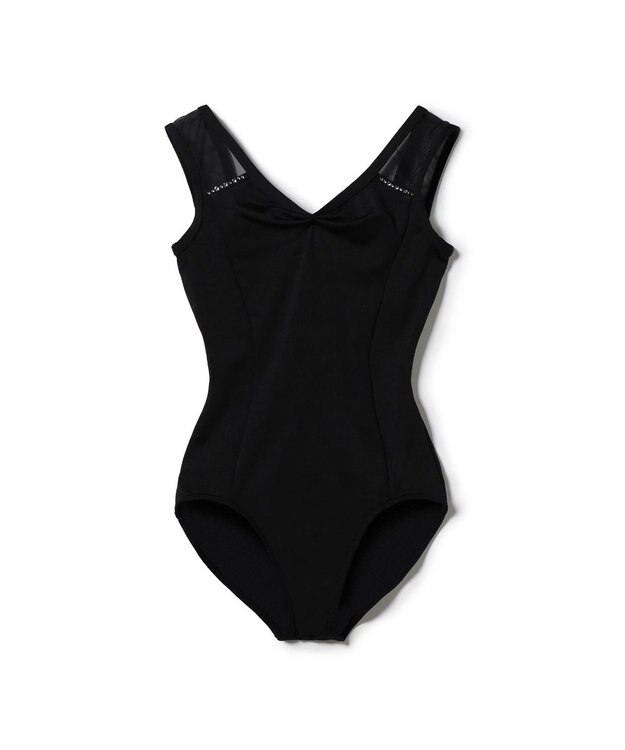 Chacott ノースリーブレオタード ブラック