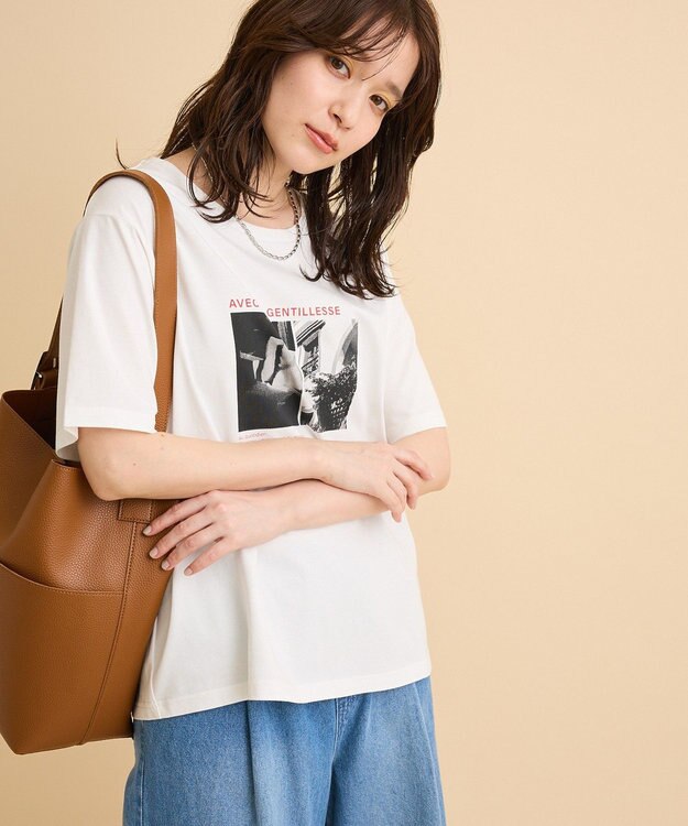 Green Parks アソート柄フォトＴシャツ Red