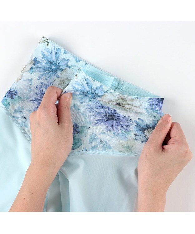 WACOAL ガードル 【肌リフト】 下半身のたるみをリフトアップ スリムなシルエット ロング丈 一枚ばき可能 Qサイズまで対応 大きいサイズ レディース GRC424 /ワコール ターコイズ