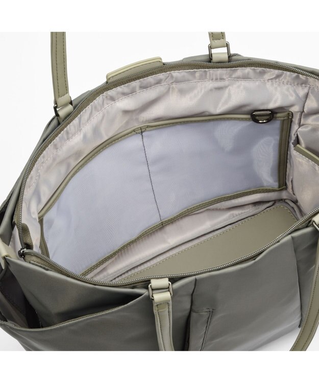 ACE BAGS & LUGGAGE W&.Day/Night スック トートバッグ A4 11.0インチタブレット 15186 ダブルアンドデイナイト グレー