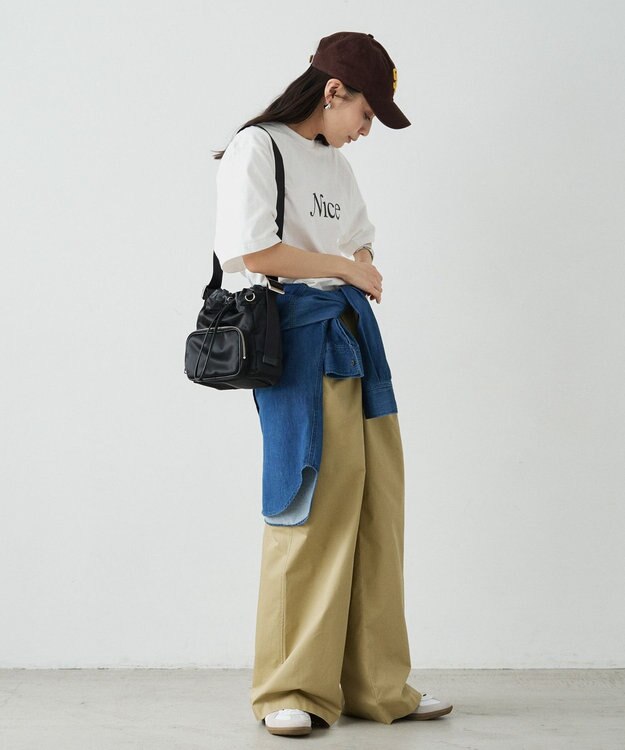 russet 《インフルエンサースタッフ企画》マルチショルダーバッグ(CE-1708) Black