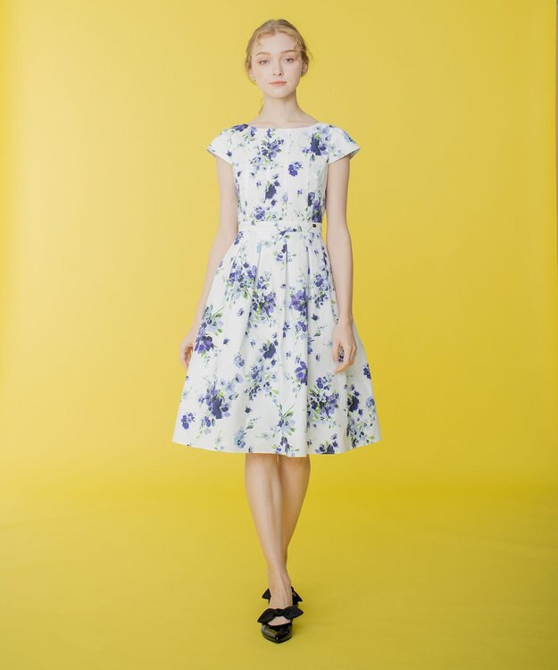 TOCCA 【洗える！】ANEMONE BOUQUET ドレス ブルー系5