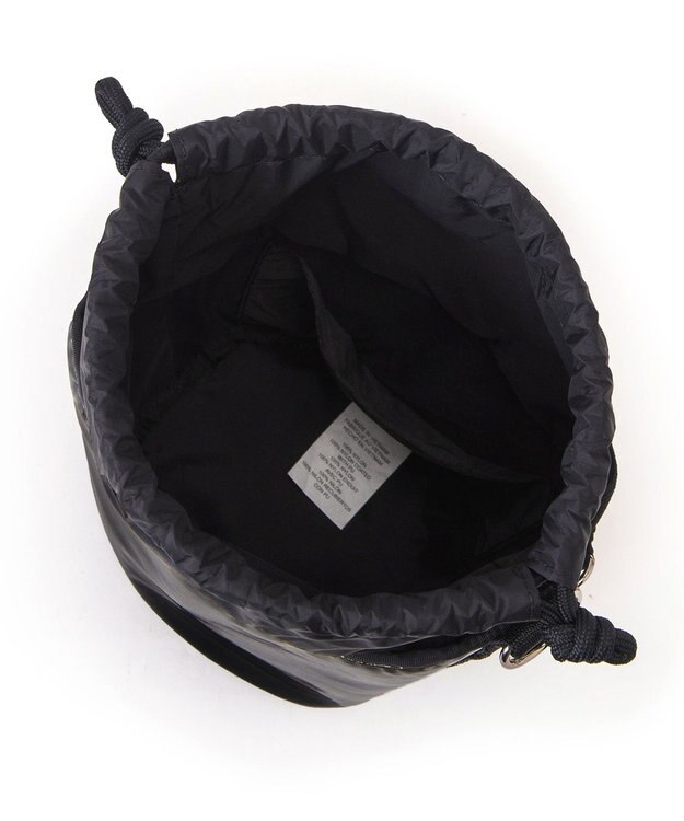 LeSportsac SM DRAWSTRING BUCKET/ブラックシャイン/ブラック ブラックシャイン/ブラック