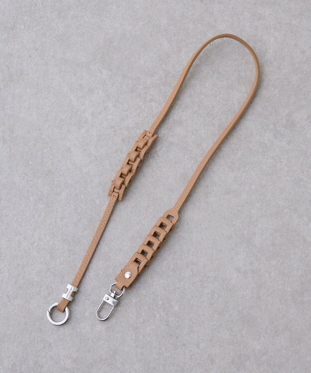 IACUCCI  ブリーノ レザーストラップ/ショート CERVO キャメル