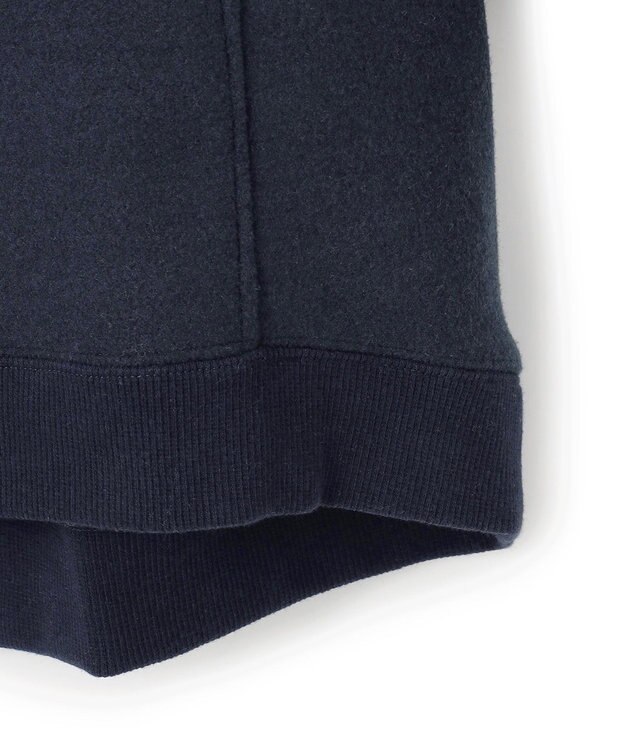 J.PRESS YORK STREET 【WOMEN】NEEDLE JERSEY ボトルネックプルオーバー ネイビー系