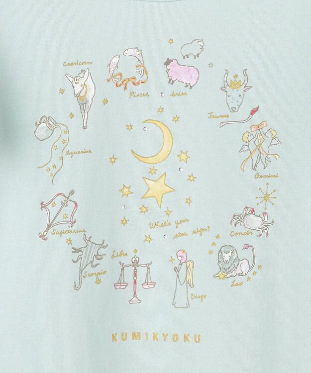 組曲 KIDS 【UVカット加工】【110-140㎝】12星座 Tシャツ アクア