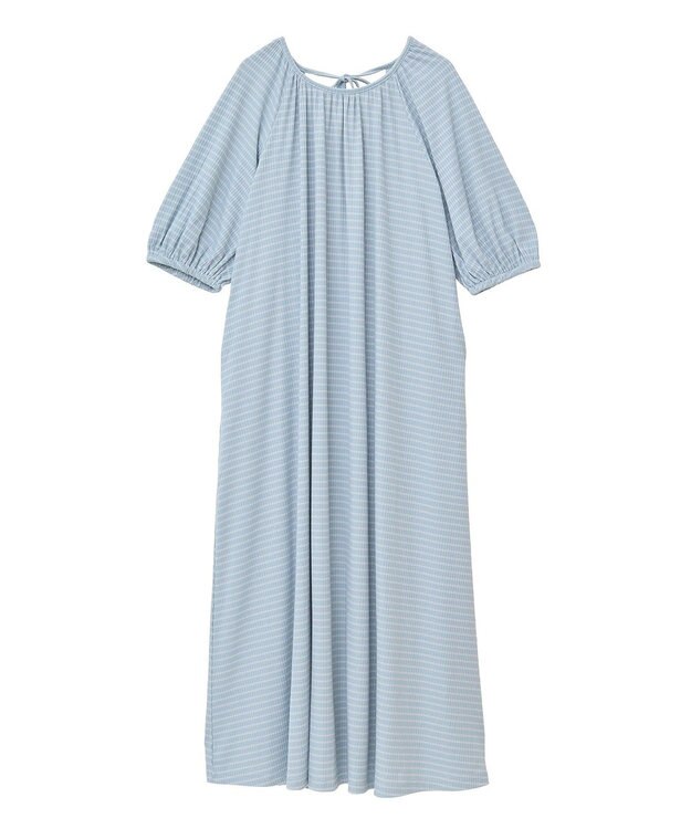 Green Parks ・ＳＵＧＡＲ　ＳＰＯＯＮ　ボーダーリブワンピース Charcoal Gray