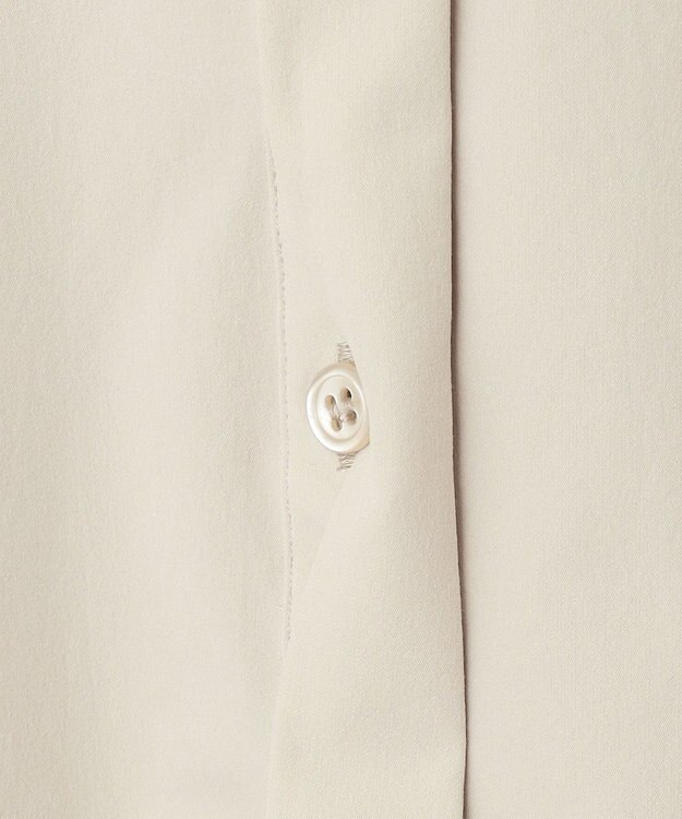 ICB 【洗える】ヴィンテージスパンブロード プルオーバーブラウス ライトオリーブ系