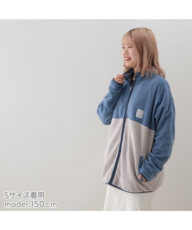 Mother garden しろたん フリース ジャケット ユニセックス Sサイズ/Mサイズ/Lサイズ 青