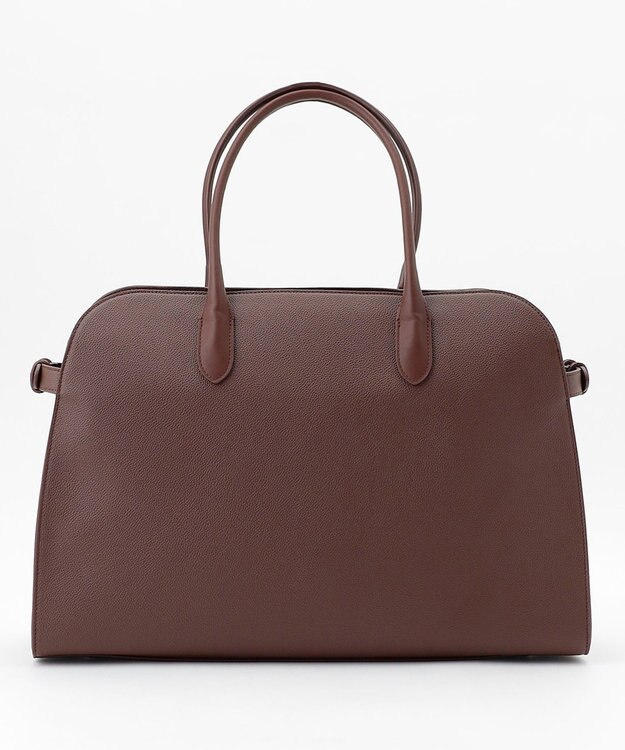 ICB 【人気のため新色追加・A4サイズ収納可能】ボストントート ダークブラウン系