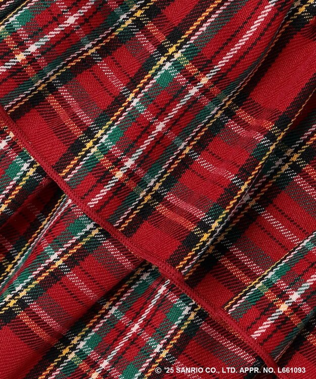 ANY KIDS 【ハローキティ×ANY KIDS】チェックキュロット レッド