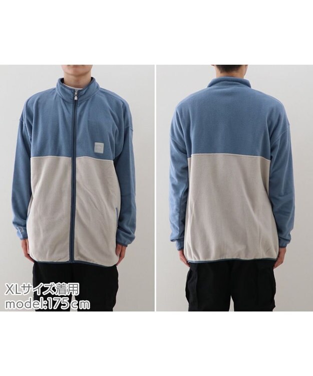 Mother garden しろたん フリース ジャケット ユニセックス Sサイズ/Mサイズ/Lサイズ 青