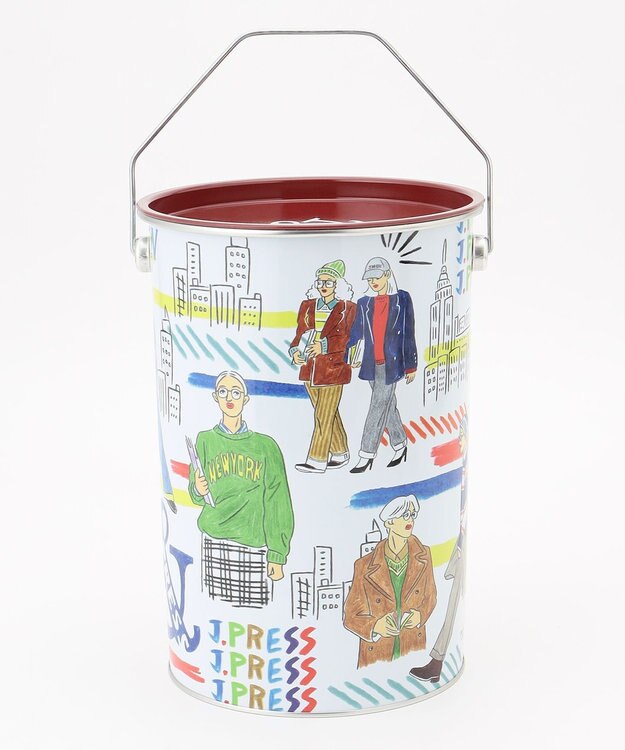 J.PRESS MEN 【J.PRESS ＆】ART×PACKAGE / B.D. SHIRTS & CAP レッド系