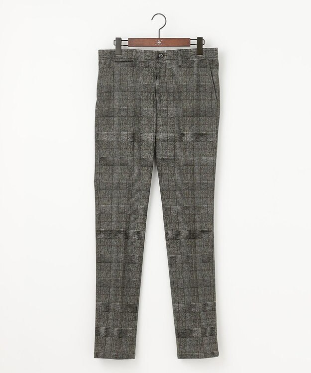 JOSEPH ABBOUD 【ストレッチ】フランネルジャージ パンツ ダークブラウン系4