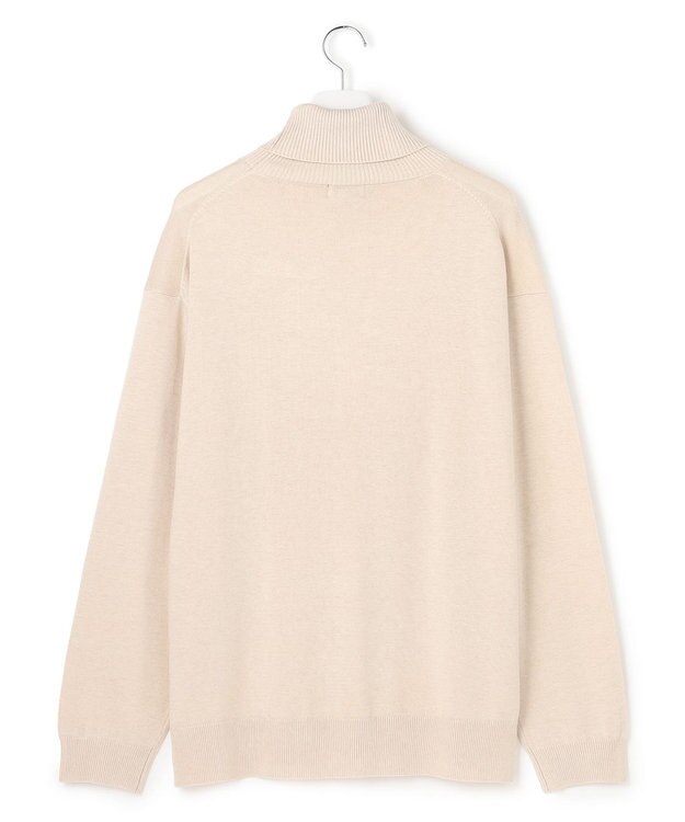 J.PRESS YORK STREET 【UNISEX】ハイゲージタートルネック ニット アイボリー系