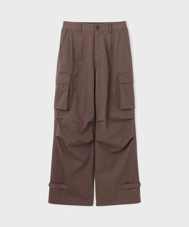 GRACE CONTINENTAL ツイルカーゴパンツ ブラウン