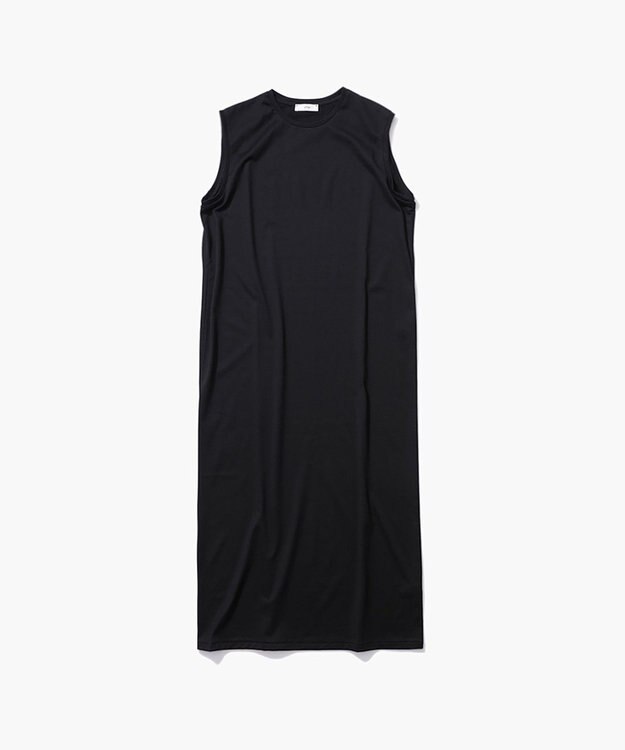ATON SUVIN 60/2 | スリーブレスドレス BLACK