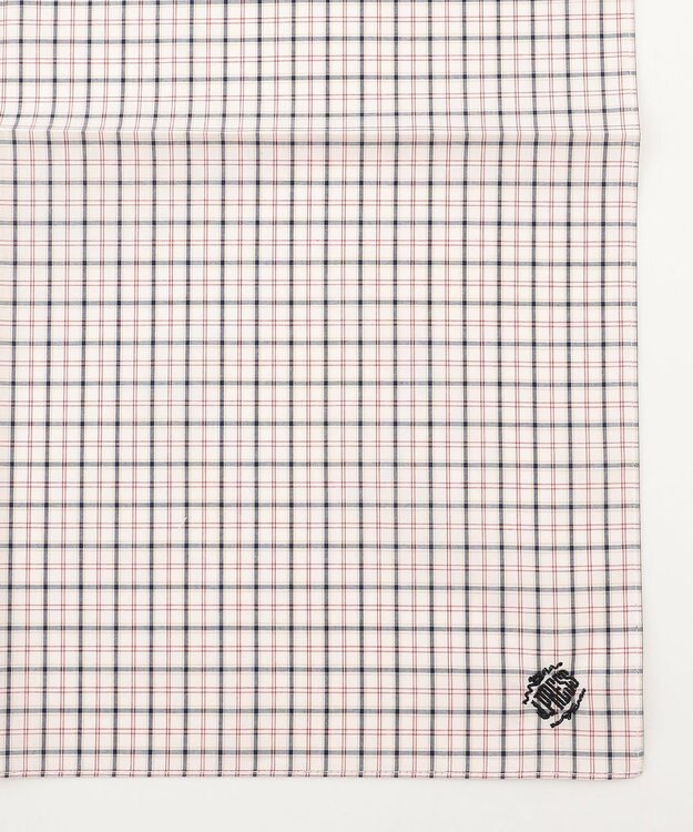 J.PRESS MEN チェックハンカチ ホワイト系3