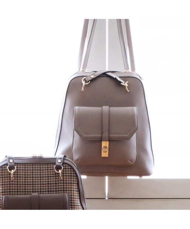 UNBILLION カシュカシュ cachecache / ヒネリディテール2wayリュック オーク