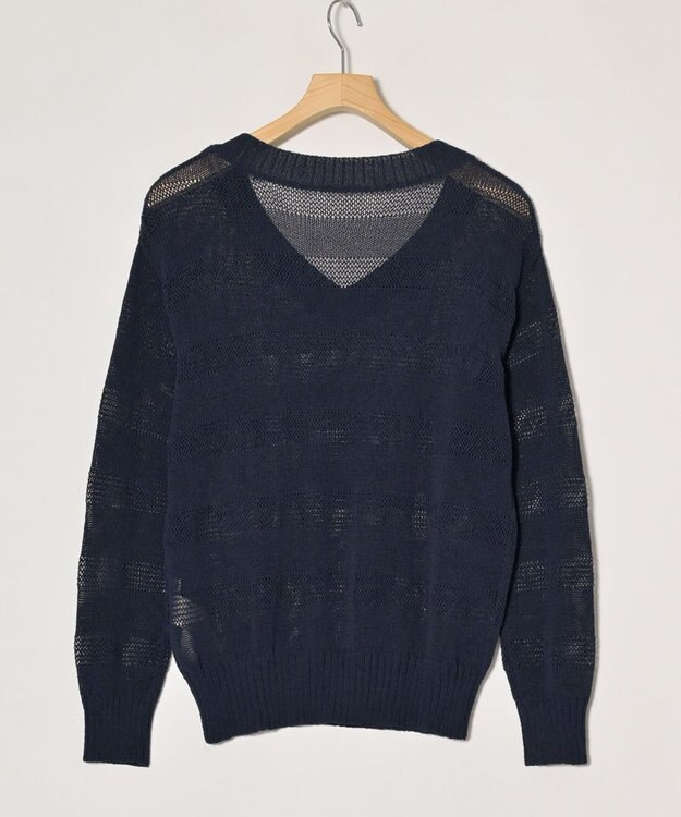 ONWARD Reuse Park 【組曲】ニット春夏 ネイビー