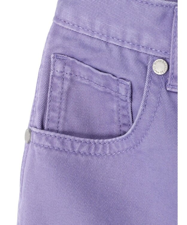 earth music&ecology カラーフレアパンツ Purple