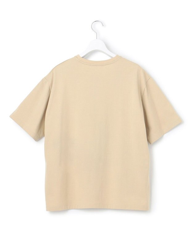 23区 L 【SLOW/一部店舗限定】ヴィンテージライク ロゴ Tシャツ ベージュ系