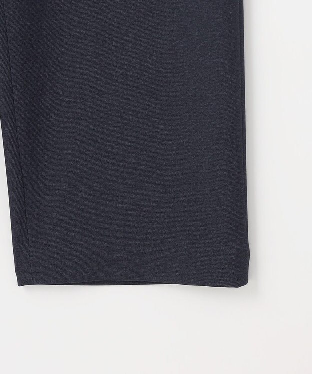 J.PRESS LADIES S 【洗える】LANATEC シャークスキン&ヘリンボーン パンツ ネイビー系