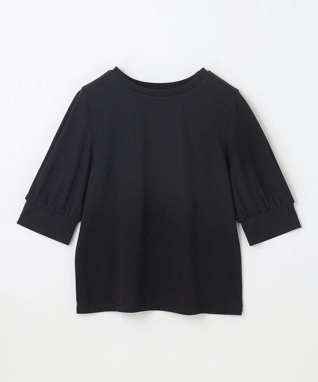 ANY L パフスリーブカットソー ブラック