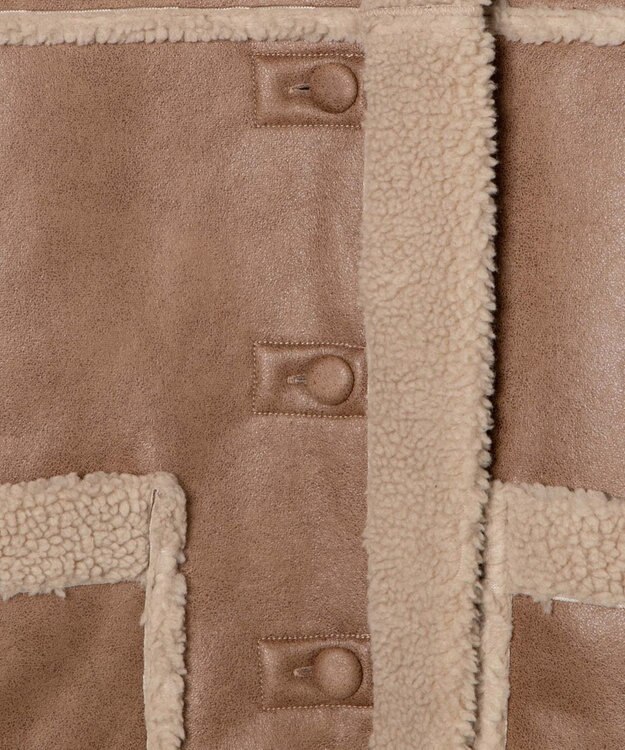 WEGO ボアムートンジャケット ベージュ