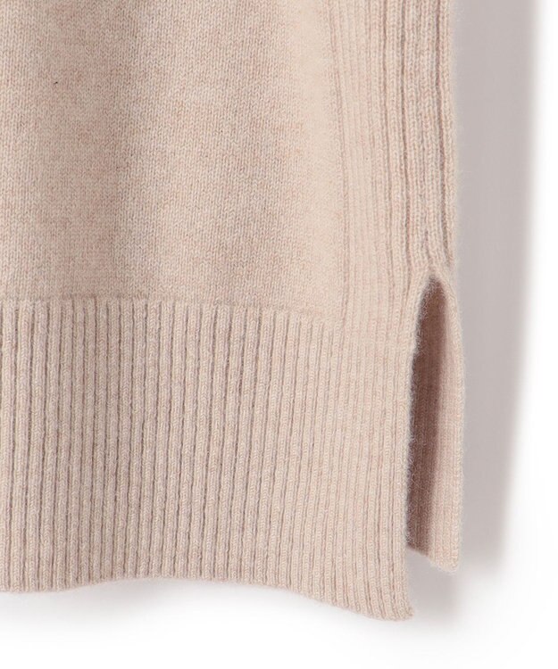 23区 【滝沢眞規子さん着用/洗える】ピュアカシミヤ タートルネック ニット ベージュ系