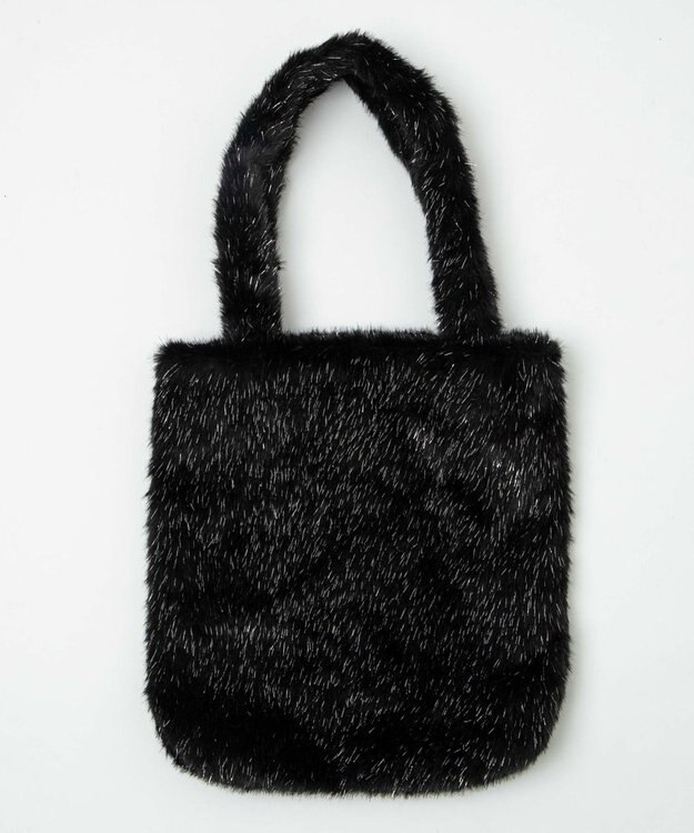 WEGO ラメファートート ブラック