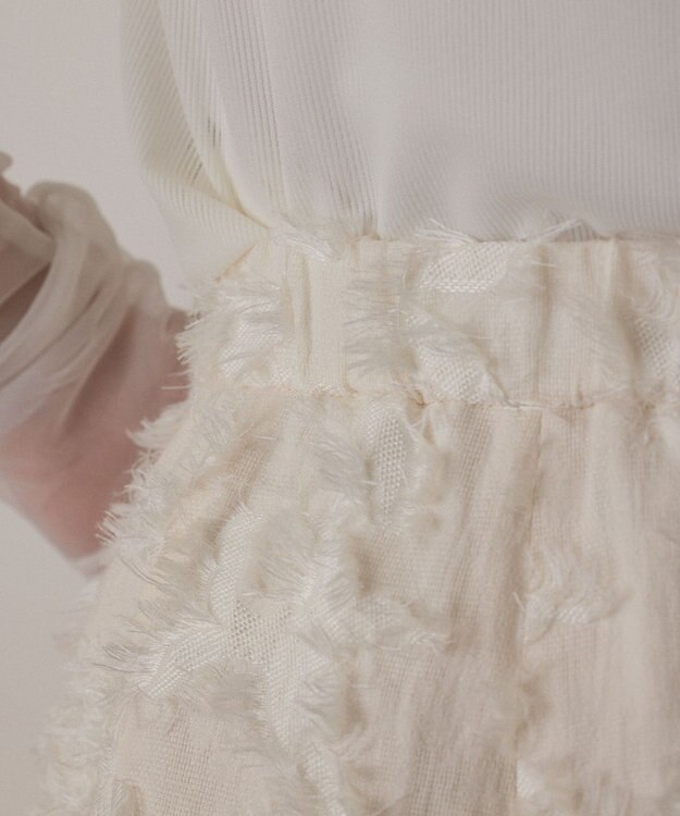 GRACE CONTINENTAL カットジャガードショートパンツ キナリ