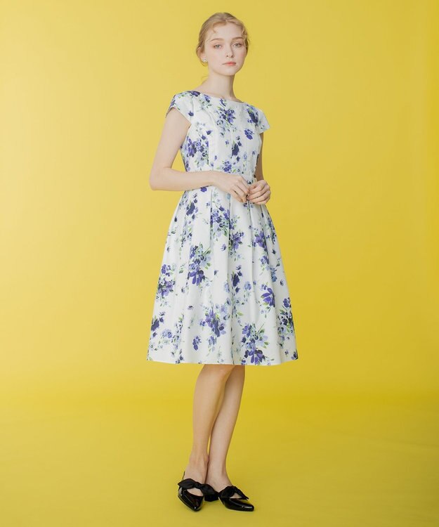 TOCCA 【洗える！】ANEMONE BOUQUET ドレス ブルー系5