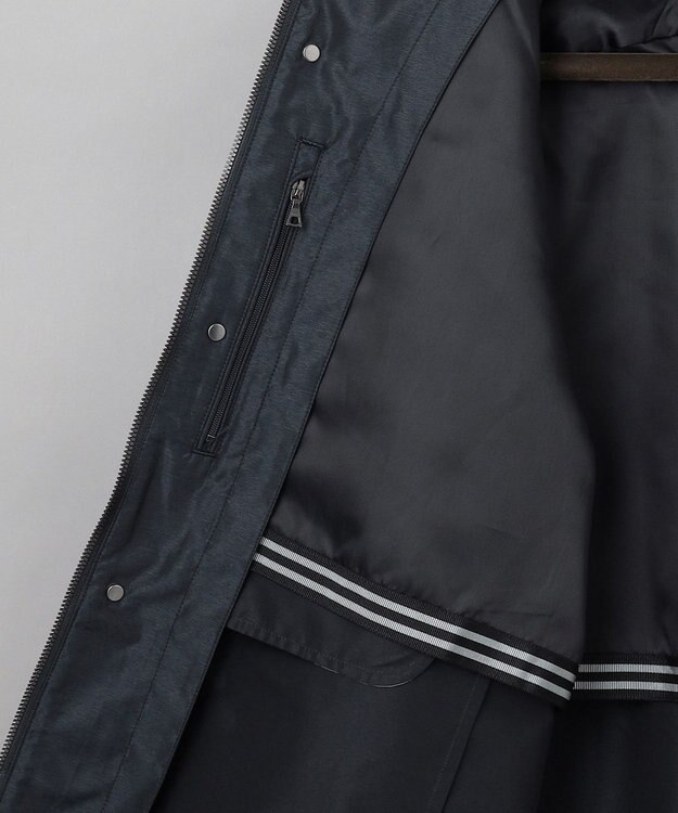 GOTAIRIKU ダウンライナー装着可【仕事で着用可】メランジシャンブレー スプリングブルゾン(25年モデル) ダルブルー系